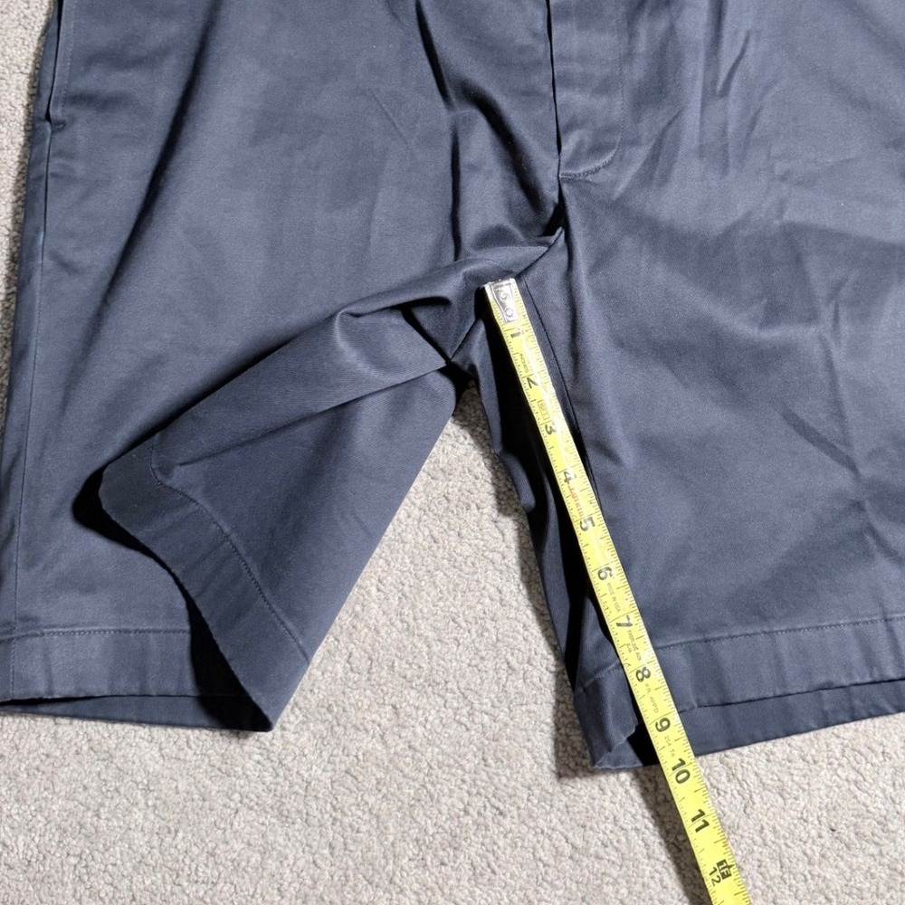 Brooks Brothers Chino Shorts Mens 38 Navy Blue Excellent Advantage Stretch 9in - Picture 7 of 8